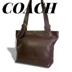 OLD COACH オールドコーチ トートバッグ ブラウン 本革 ヴィンテージ