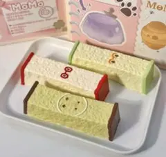 momoスクイーズ 朝食セット りんご