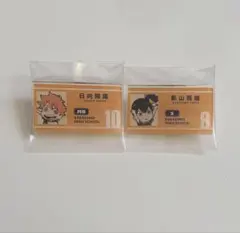 ハイキュー!! トレーディングアクリル名札クリップ 日向翔陽 影山飛雄