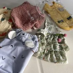 【未使用品】犬服セット（フリース、ドレス、その他）