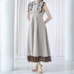 rosemuse flare shirt dress ロゼミューズ イエロー - メルカリ