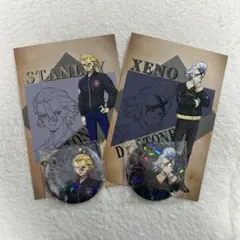 Dr.STONE フライトジャケット 缶バ ポスカ ゼノ スタン