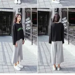 ミラノニットガウチョパンツ FUDGE12月号掲載