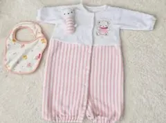 Familiaロンパースおもちゃミキハウスのタイ　セット