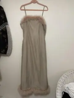 Restire ♡ ファー　キャミ　ワンピース