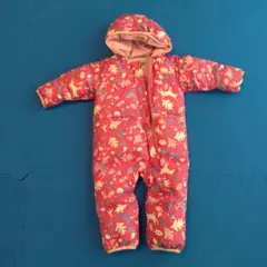 コロンビア　子ども用スキーウェア フード付き ピンク系