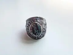 アメリカ、海軍（マリーン）ミリタリーリング、カレッジリングタイプ　サイズ14号