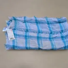 UNIQLO ブルー ストール 100×100cmのサムネイル