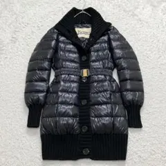 ダウンジャケット ウエストマーク