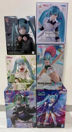 初音ミク フィギュア 6点セット まとめ売り SEGA BANDAI NAMCO