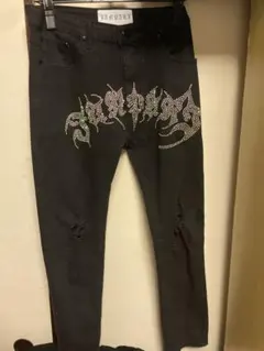 極美品 デニムハーフパンツ ダメージEndless denim - メルカリ