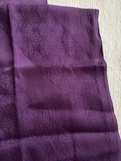 ☆ 未使用 草木染め 正絹 帯揚げ 一級技能士 作家もの 林吉直 ☆