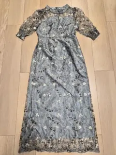 ドリードール　レース刺繍パーティードレス