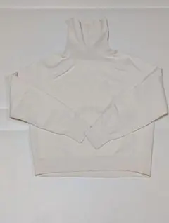 UNIQLO ユニクロ タートルネック セーター ニット L オフホワイト 美品