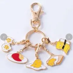 ✨早い者勝ち❤アベイル✨限定❤ぐでたま✨サンリオ❤5連キーホルダーのサムネイル