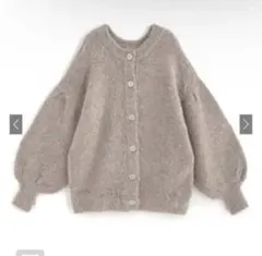 GRL 前後2Wayモヘヤタッチニットカーディガン[an1244]