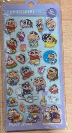 クレヨンしんちゃん ボンボンウォーターシール 3D ぷくぷく 立体