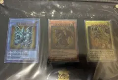 遊戯王OCG 三幻神 スペシャルカードセット ステンレス製シリアルJP14601のサムネイル