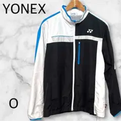 YONEX ヨネックス ジップアップジャケット ブラック/ホワイト/ブルー