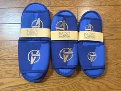 香港ディズニーハリウッドホテル アベンジャーズルーム スリッパ3足セット