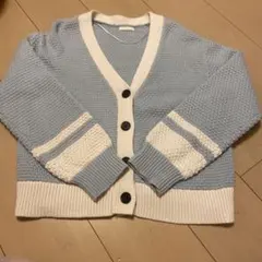 GU 水色カーディガン