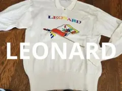 美品　LEONARD 刺繍入りポロシャツ Mサイズのサムネイル