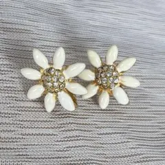 イヤリング　vintage 古着　花