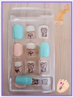 クマイラスト ネイルチップ 10個入り