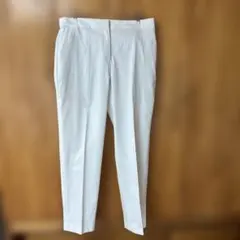 新品38⭐️M'S GRACY 裾リボン パンツ ホワイト - メルカリ