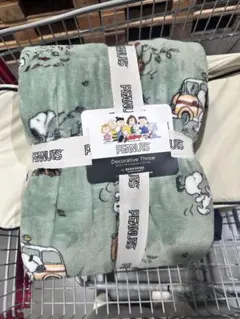 コストコブランケット　スヌーピーPeanuts大判ひざ掛け