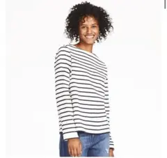 UNIQLO ボーダーボートネックT