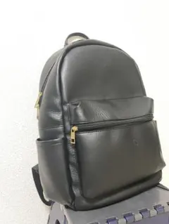 高級レザー 5面耐衝撃バックパック✨