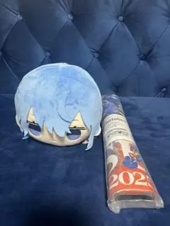 星街すいせい寝そべりぬいぐるみ・大型マウスパッドセット