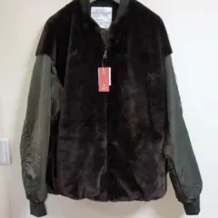 RAGEBLUE スムースファーコンビMA-1ブルゾン