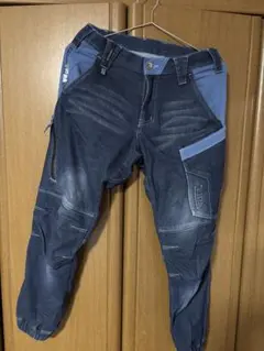 寅壱ストレッチカーゴパンツ Mブルー