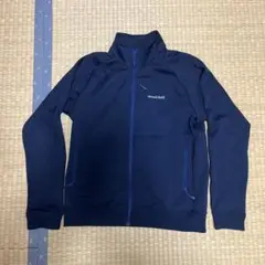 mont-bell ジップアップジャージ 160サイズ ネイビー