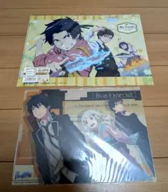 青の祓魔師　A4クリアファイル＆下敷き　2枚セット 青のエクソシスト
