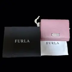 FURLA ピンク 二つ折り財布