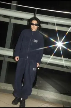 セットアップ フリースジャケット