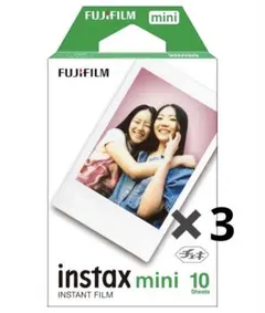 新品 instax mini チェキフィルム　10枚　3セット