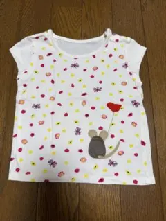 UNIQLO ベビー Tシャツ 80cm ホワイト