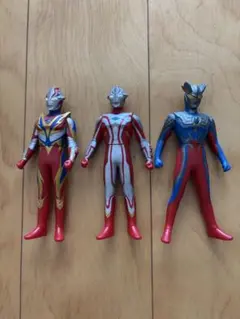 ウルトラマン ソフビ フィギュア 3体セット（訳あり）