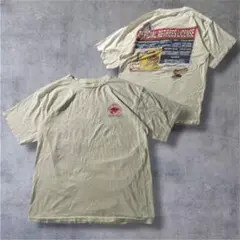 90s USA製 両面プリントTシャツ XL シングルステッチ 企業系