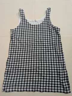 LOWRYS FARM ギンガムチェック タンクトップ M　キャミソールのサムネイル