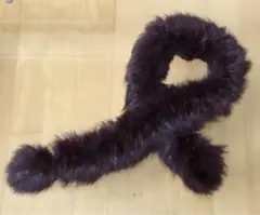 フォックス毛 マフラー ネックウォーマー 襟巻き リアルファー FOX 毛皮