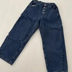 GU ボタン付きロングパンツ 150cm