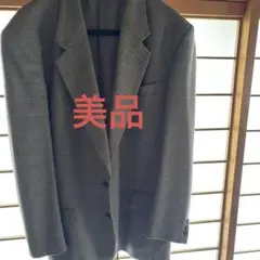 グレー チェック柄 テーラードジャケット