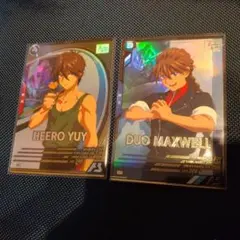 Uレア＆P美品●ヒイロ・ユイ＆デュオ・マックスウェル●ガンダムアーセナルベース