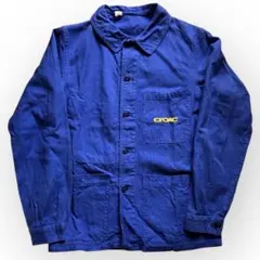 【希少】USIFOR フレンチワークジャケット　ブルー ヴィンテージ フランス製