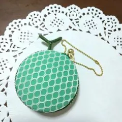 マカロンポーチ　メロン